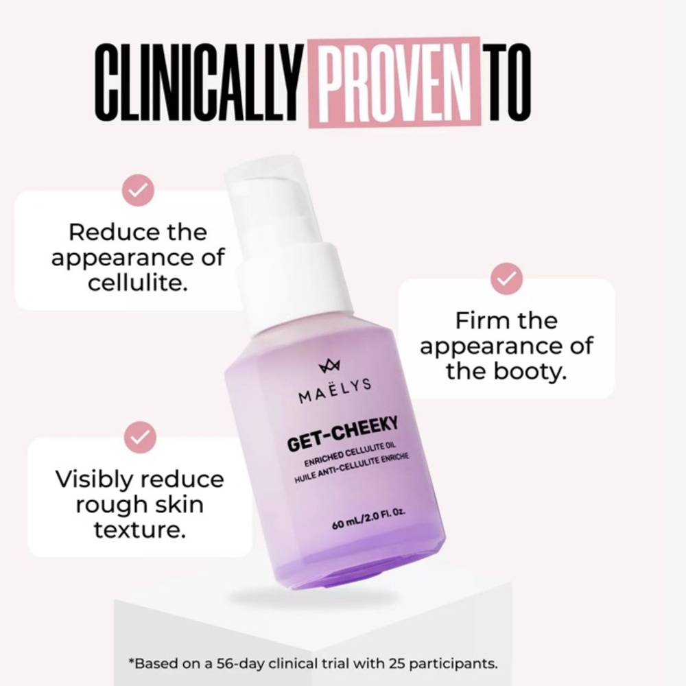 GET-CHEEKY Enriched Cellulite Oil with Brazilian Peppertree + Coconut Oil - Picture 4 of 6